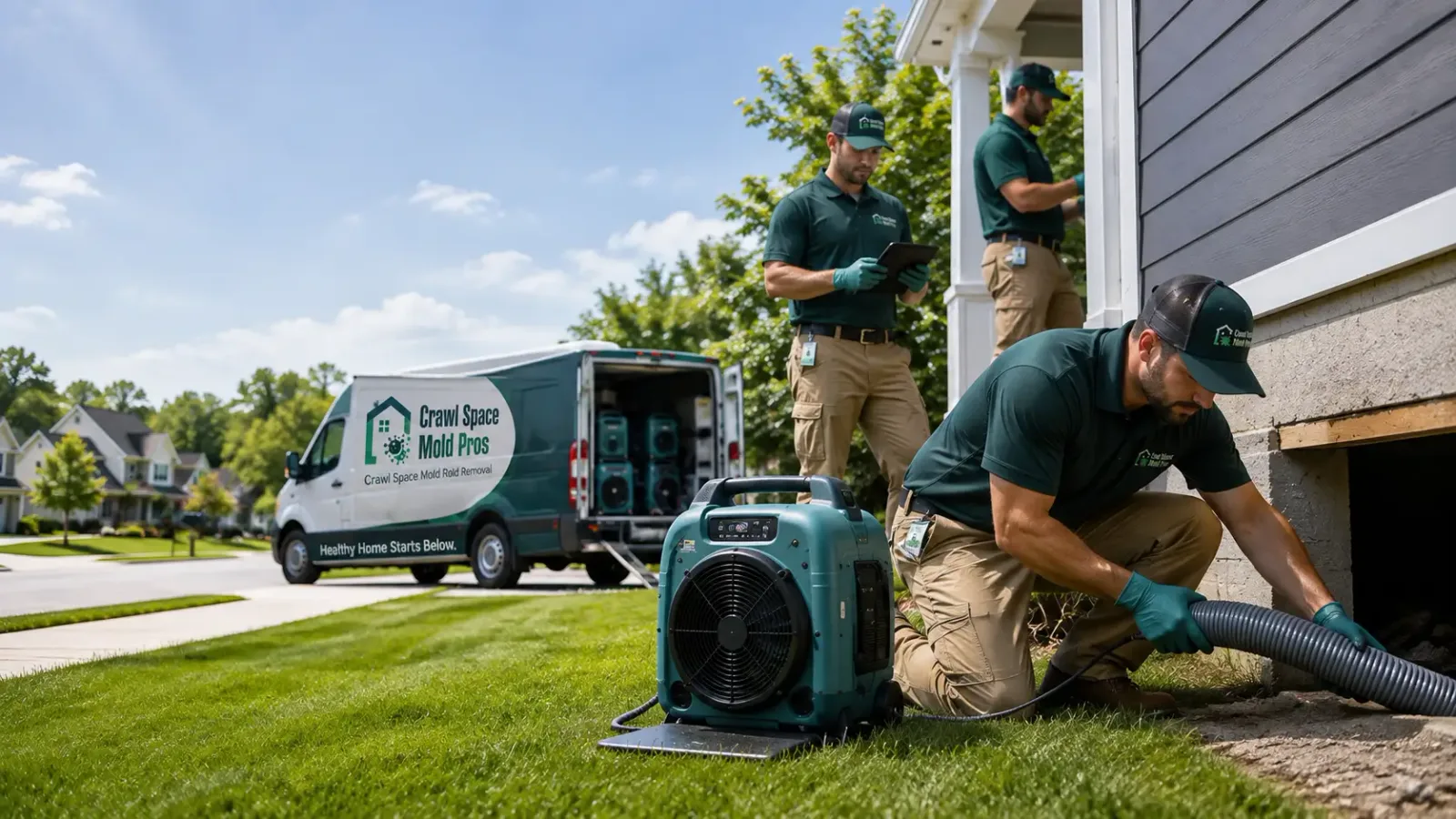 Crawl Space Mold Removal in Oswego, IL